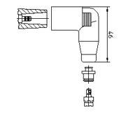 Stekker, bobine BREMI, u.a. für Seat, Audi, Skoda, VW