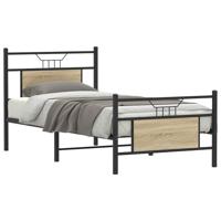 Bedframe zonder matras hout sonoma eikenkleurig 90x200 cm