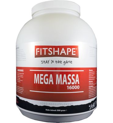 Fitshape Fitshape Mega 16000 I Banaan (2500g) Fitshape Fitshape Mega 16000 I Banaan (2500g)