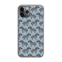 Zebra: iPhone 11 Pro Max Transparant Hoesje