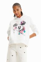 Sweatshirt met spetters en Mickey Mouse