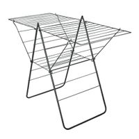 Metaltex Rotterdam Droogrek 25 m Drooglijn 134x58x98 cm Zwart