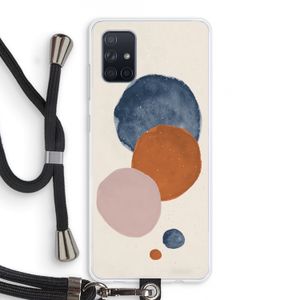 Geo #4: Samsung Galaxy A71 Transparant Hoesje met koord