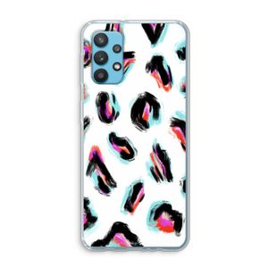 Cheetah color: Samsung Galaxy A32 4G Transparant Hoesje