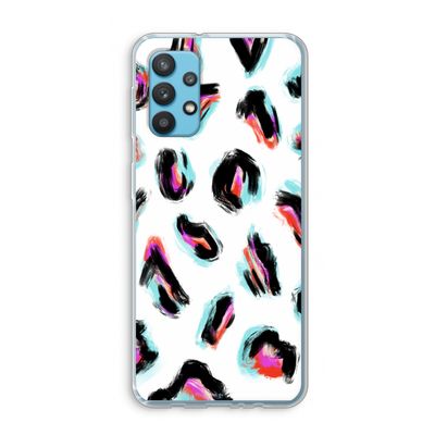 Cheetah color: Samsung Galaxy A32 4G Transparant Hoesje