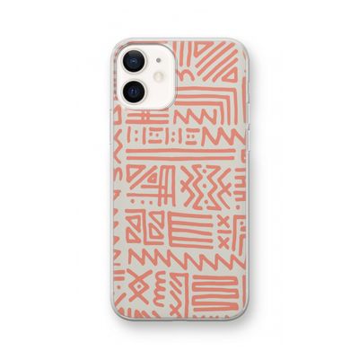 Marrakech Pink: iPhone 12 Transparant Hoesje