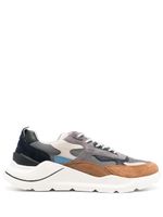 D.A.T.E. Fuga panelled-design sneakers - Marron - thumbnail