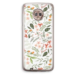 Sweet little flowers: Motorola Moto G6 Transparant Hoesje