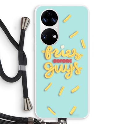 Always fries: Huawei P50 Transparant Hoesje met koord