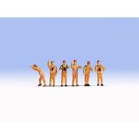 NOCH 36275 N Rangeerpersoneel figuren Geverfd, Staand