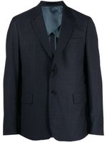 Paul Smith blazer en laine à simple boutonnage - Bleu - thumbnail