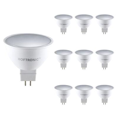 10x LED GU5.3 Spot - 4,3 Watt 400 lumen - 6500K Daglicht wit licht - 12v - Vervangt 50 Watt - MR16 LED Spot