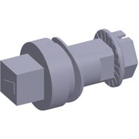 Fibox LIS ARCA S7 Cilinderslot 7 mm vierkant 1 stuk(s)