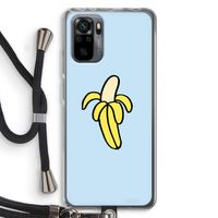 Banana: Xiaomi Redmi Note 10 Pro Transparant Hoesje met koord