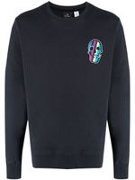 PS Paul Smith sweat Colourful Skull en coton biologique - Gris