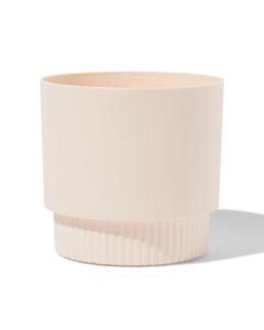 HEMA Bloempot 17x17cm Plastic Beige