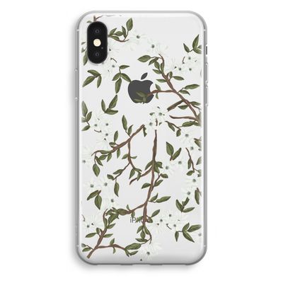 Blossoming spring: iPhone XS Transparant Hoesje