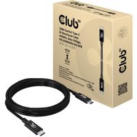 Club 3D USB4-C Gen2x2 Bi-Directional kabel 2 meter - thumbnail