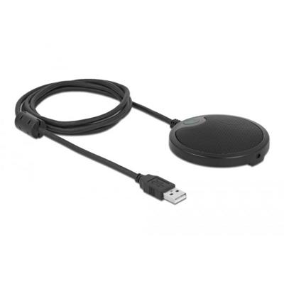 Delock 20672 USB-microfoon Hand Zendmethode:USB, Kabelgebonden USB USB, Kabelgebonden Zwart