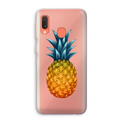 Grote ananas: Samsung Galaxy A20e Transparant Hoesje