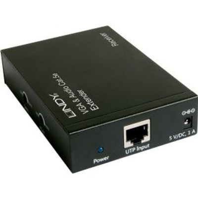 Lindy 35402 audio/video extender AV-receiver Zwart Lindy 35402 audio/video extender AV-receiver Zwart