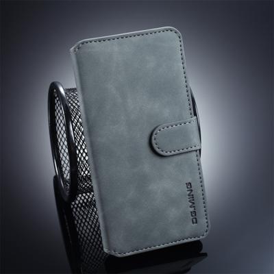 Dg. MING retro olie kant horizontale Flip beschermende case voor Huawei P30 met houder & kaartsleuven & portemonnee (grijs)