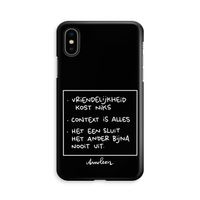 Mijn Motto's: iPhone Xs Volledig Geprint Hoesje