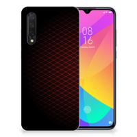 Xiaomi Mi 9 Lite | TPU bumper | Geruit Rood