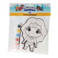 Wins Holland Canvas schilderen dc comics - wonder woman - incl penseel en 6 kleuren verf