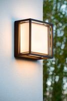 Lucide Singa-LED wandlamp 5.4W 17x17cm zwart - thumbnail
