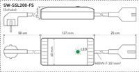 digitalSTROM SW-SSL200-FS line conditioner 1 AC-uitgang(en) Zwart - thumbnail