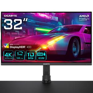 Gigabyte M32U Arm Edition Gaming monitor Energielabel G (A - G) 81.3 cm (32 inch) 16:9 1 ms HDMI, DisplayPort, USB 3.0, Hoofdtelefoonaansluiting, USB-C IPS LCD