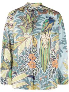 ETRO chemise à imprimé botanique - Bleu
