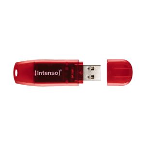 Intenso Rainbow Line USB flash drive 128 GB USB Type-A 2.0 Rood, Transparant