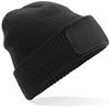 Beechfield CB440 Thinsulate™ Patch Beanie - Black - One Size