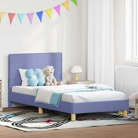 Bedframe voor kinderen met hoofdbord Jeans Blauw 90 x 200 cm