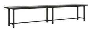 DTP Home Eetkamerbank 'Beam' Teakhout, 240cm, kleur Zwart