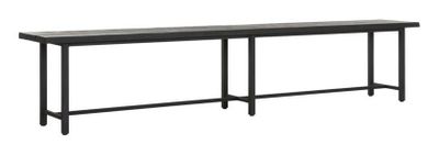 DTP Home Eetkamerbank 'Beam' Teakhout, 240cm, kleur Zwart