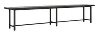 DTP Home Eetkamerbank 'Beam' Teakhout, 240cm, kleur Zwart