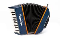 Hohner A2901 accordeon Klavieraccordeon 15 knoppen 21 knoppen Blauw, Oranje