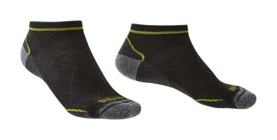 Bridgedale Ultra Light T2 Coolmax Performance Low Heren Wandelsok Graphite Lime XL