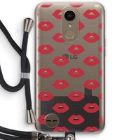 Lips: LG K10 (2017) Transparant Hoesje met koord