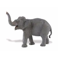 Plastic speelgoed figuur Aziatische olifant 16 cm   - - thumbnail