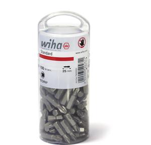 Wiha Bitset Standard 25 mm TORX® (T20) 100-delig 1/4" in grootverpakking - 40463 - 40463