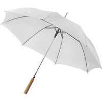 Automatische paraplu 102 cm doorsnede wit   - - thumbnail