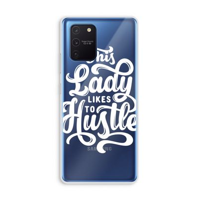 Hustle Lady: Samsung Galaxy Note 10 Lite Transparant Hoesje