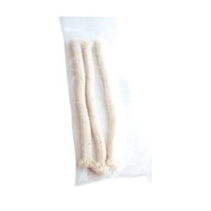 Olielampen/tuinfakkels lonten - 3x stuks - katoen - 21 cm - fakkellonten