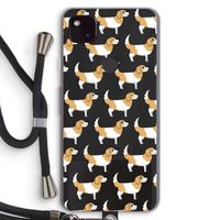 Doggy: Pixel 4a 5G Transparant Hoesje met koord
