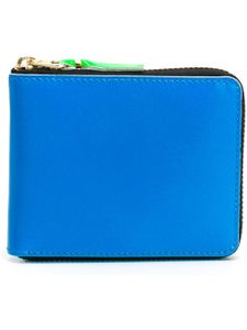 Comme Des Garçons Wallet portefeuille zippé - Bleu