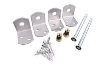 Waelbers Uni beslag set bout l100mm schroeven rvs